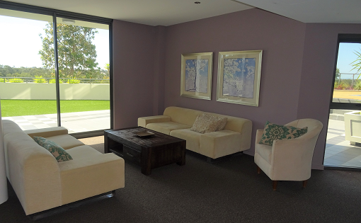 Function Room Corner with Conversation Couches